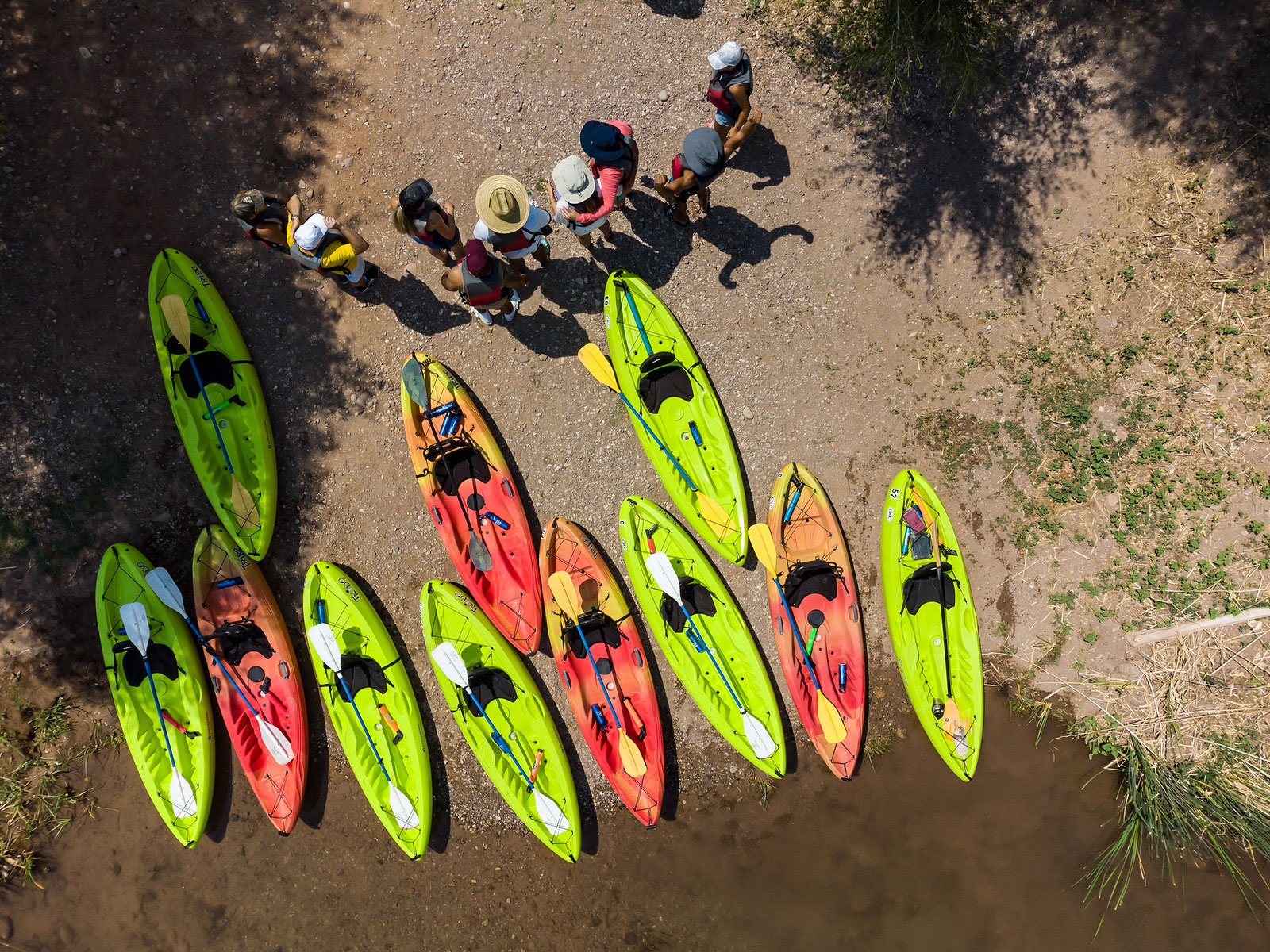 Kayakers on the Verde River